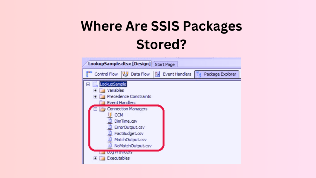 Where Are SSIS Packages Stored?