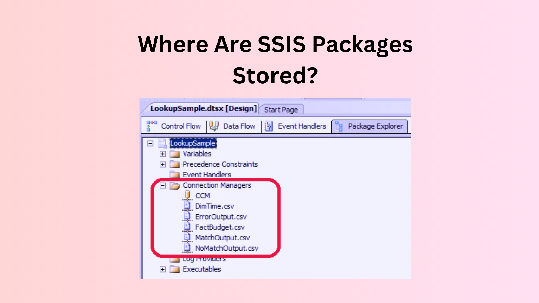 Where Are SSIS Packages Stored?