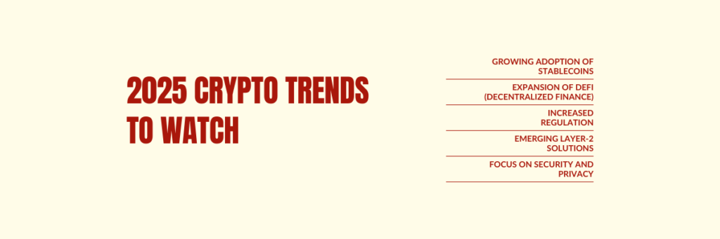 2025 Crypto Trends to Watch