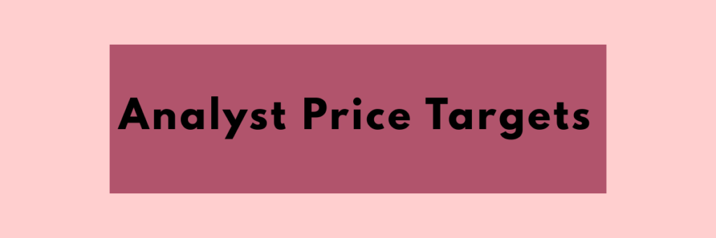 4. Analyst Price Targets