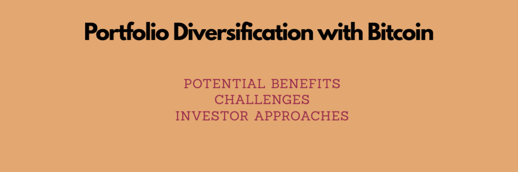 Portfolio Diversification with Bitcoin