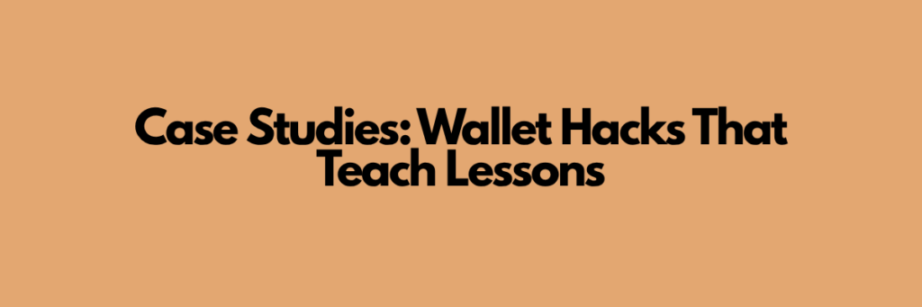 Case Studies: Wallet Hacks That Teach Lessons