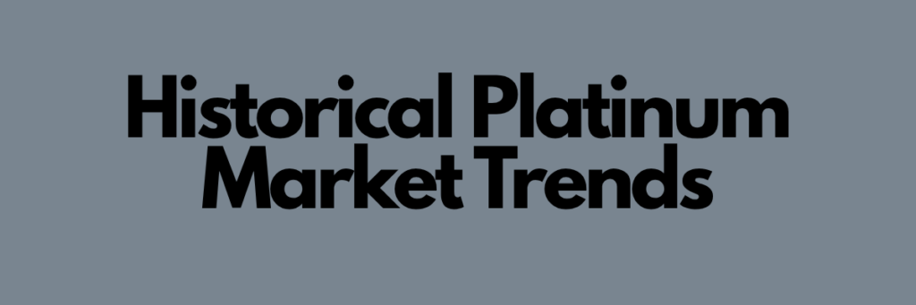Historical Platinum Market Trends