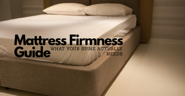 Mattress Firmness Guide: What Your Spine Actually Needs